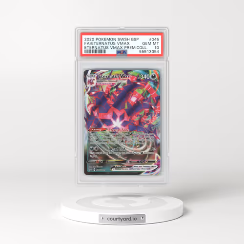 2020 Sword & Shield Promos #SWSH045 Eternatus Vmax - Full Art Holo (PSA 10 GEM MINT)