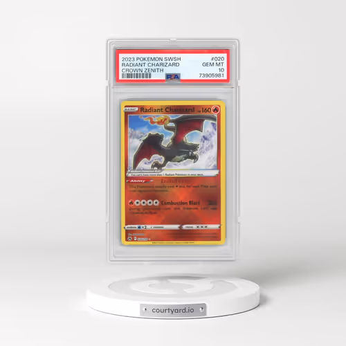 2023 Pokémon Sword and Shield Crown Zenith #020 Radiant Charizard - Holo (PSA 10 GEM MINT)