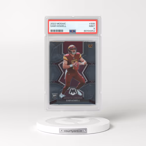 2022 Panini Mosaic #305 Sam Howell (PSA 9 MINT)