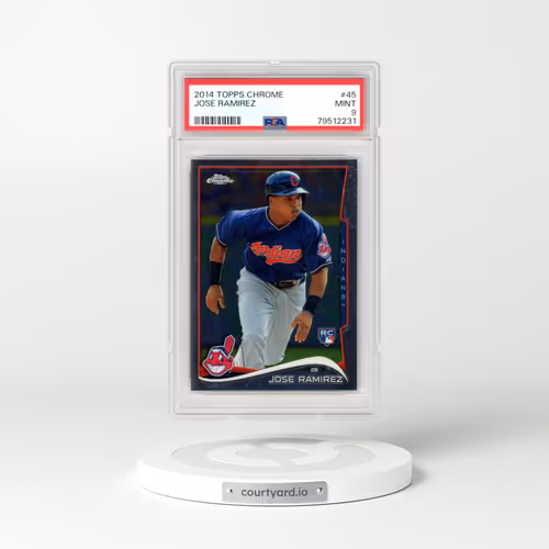 2014 Topps Chrome #45 Jose Ramirez (PSA 9 MINT)