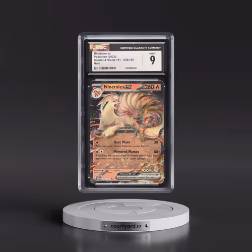 2023 Scarlet & Violet 151 - MEW EN #038/165 Ninetales ex (CGC 9 MINT)