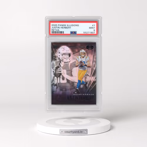 2020 Panini Illusions #7 Justin Herbert - Retail (PSA 9 MINT)