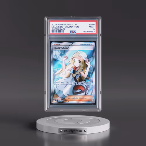 2025 Pokémon M1l-Mega Brave #086 Lillie's Determination - Super Rare (PSA 9 MINT)