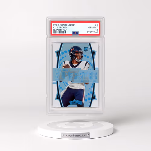 2023 Panini Contenders Superstar #9 CJ Stroud (PSA 10 GEM MINT)