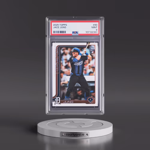 2025 Topps #80 Jace Jung (PSA 9 MINT)