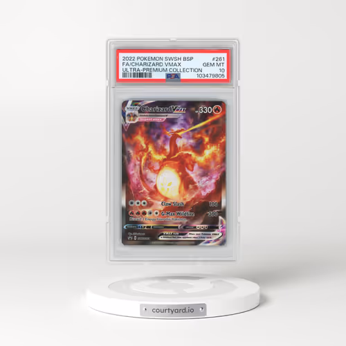 2022 Pokémon Swsh Black Star Promo #261 Charizard Vmax - Full Art Sword & Shield Ultra-Premium Collection-Charizard (PSA 10 GEM MINT)