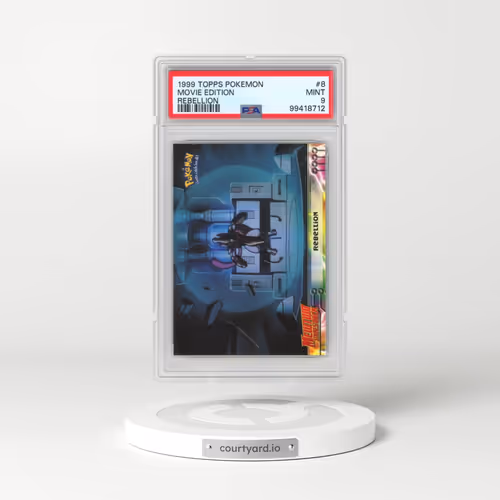 1999 Topps Pokémon the Movie Edt #8 Movie Edition - Rebellion (PSA 9 MINT)