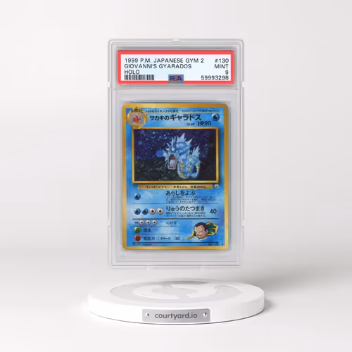 1999 Pokémon Gym 2 #130 Giovanni's Gyarados - Holo (PSA 9 MINT)