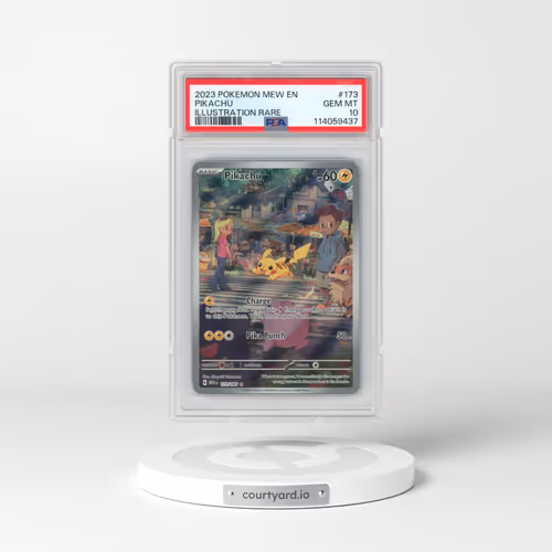 2023 Pokémon Mew EN-151 #173 Pikachu - Illustration Rare (PSA 10 GEM MINT)