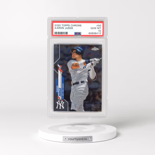 2020 Topps Chrome #50 Aaron Judge (PSA 10 GEM MINT)
