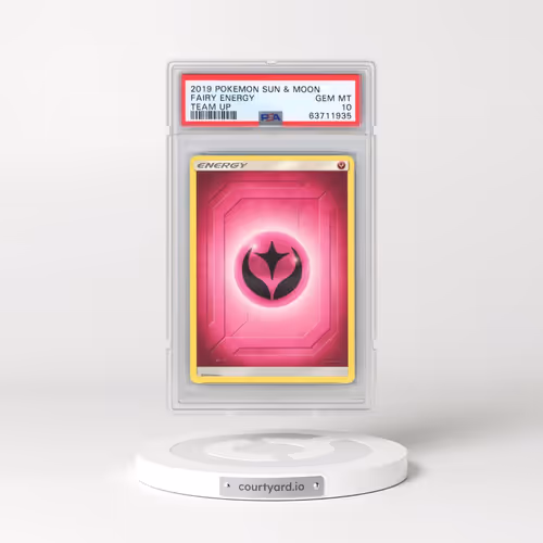 2019 Pokémon Sun & Moon Team Up Fairy Energy (PSA 10 GEM MINT)