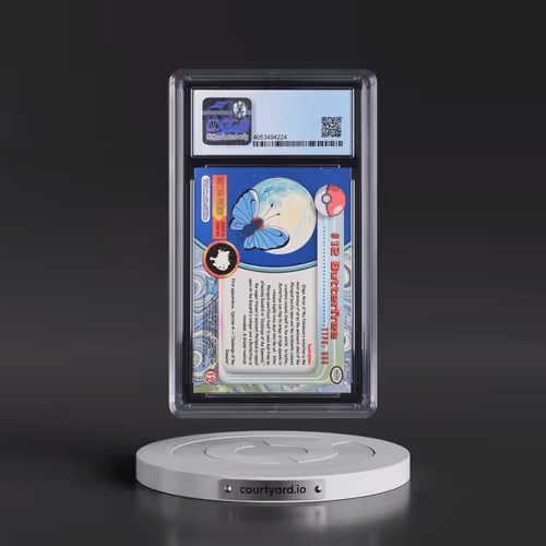 1999 Series 1 (Oval Nintendo Seal) #12 Butterfree - First Print (Blue Topps Logo) Silver Foil (Smoot