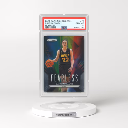2024 Panini Caitlin Clark Collection Fearless #F2 Caitlin Clark (PSA 10 GEM MINT)