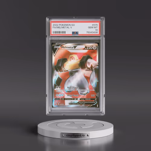2022 Pokémon Go #075 Melmetal V - Holo Full Art (PSA 10 GEM MINT)