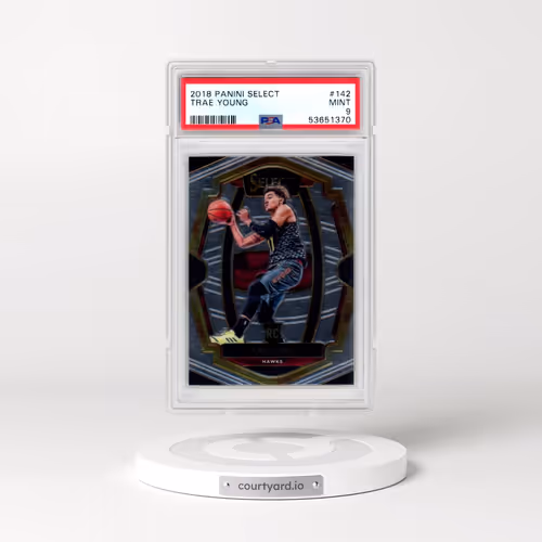 2018 Panini Select #142 Trae Young (PSA 9 MINT)