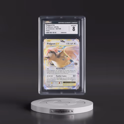2016 Evolutions #64/108 Pidgeot EX - Holo (CGC 8 NM-MT)