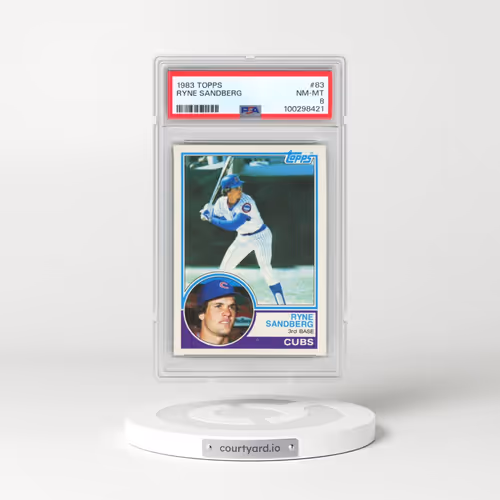 1983 Topps #83 Ryne Sandberg (PSA 8 NM-MT)