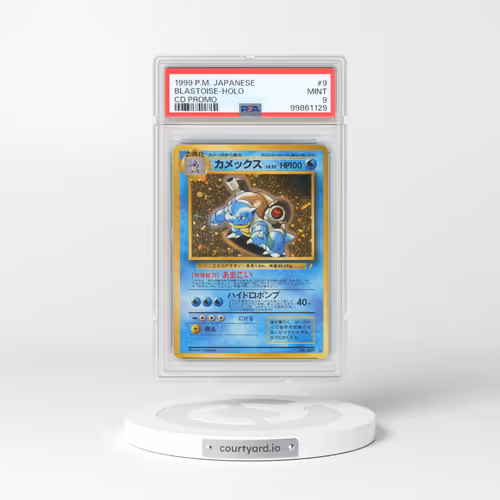 1999 Pokémon CD Promo #9 Blastoise - Holo CD Promo (PSA 9 MINT)