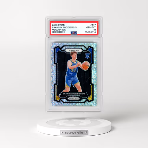 2023 Panini Prizm #147 Brandin Podziemski - Mojo Prizm (PSA 10 GEM MINT)