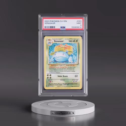 2023 Pokémon CLV-Trading Card Game Classic Venusaur & Lugia EX Deck #003 Venusaur (PSA 9 MINT)