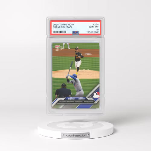 2024 Topps Now #264 Paul Skenes/Shohei Ohtani (PSA 10 GEM MINT)