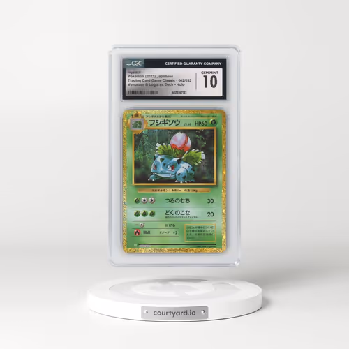 2023 Trading Card Game Classic - CLF, CLL, CLK #002/032 Ivysaur - Holo Venusaur & Lugia ex Deck - CLF (CGC 10 GEM MINT)