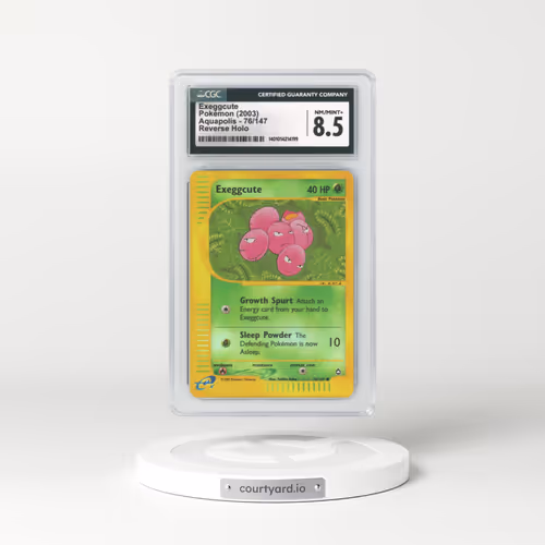 2003 Aquapolis #76 Exeggcute - Holo e-Card Symbol (CGC 8.5 NM-MT+)