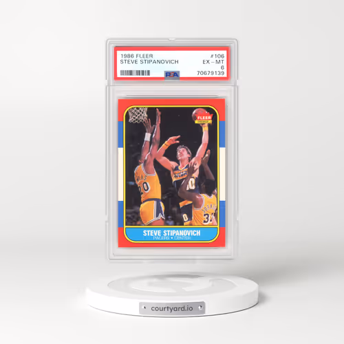 1986 Fleer #106 Steve Stipanovich (PSA 6 EX-MT)