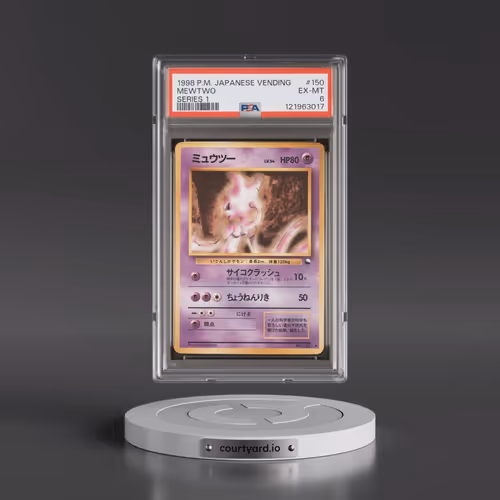 1998 Pokémon Vending #150 Mewtwo - Series 1 (PSA 6 EX-MT)