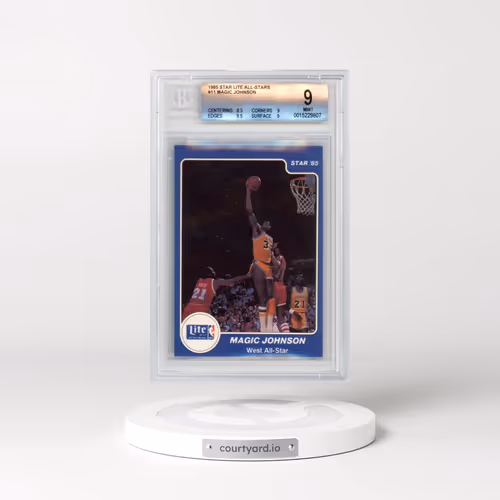1985 Star Lite All-Stars #11 Magic Johnson (BGS 9 MINT)