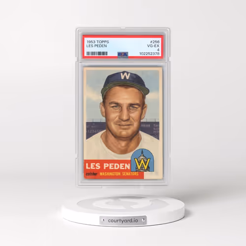 1953 Topps #256 Les Peden (PSA 4 VG-EX)