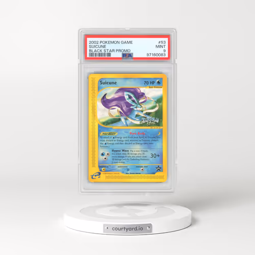 2002 Pokémon Game Promo #53 Suicune - Black Star (PSA 9 MINT)