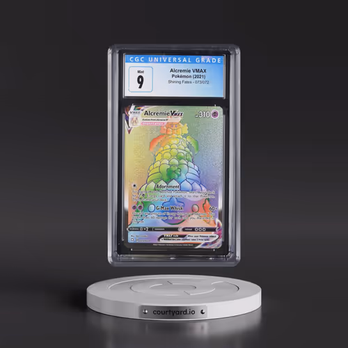 2021 Shining Fates #073/072 Alcremie VMAX - Rainbow Rare Holo (CGC 9 MINT)