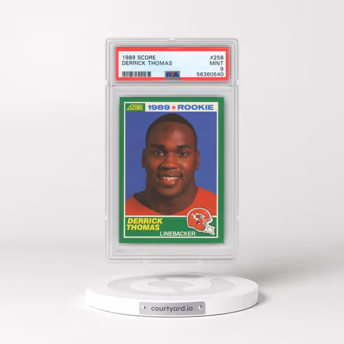 1989 Score #258 Derrick Thomas (PSA 9 MINT)