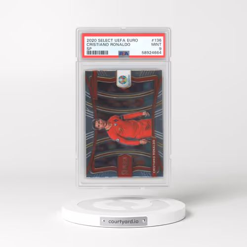 2020 Panini Select UEFA Euro #136 Cristiano Ronaldo - SP (PSA 9 MINT)