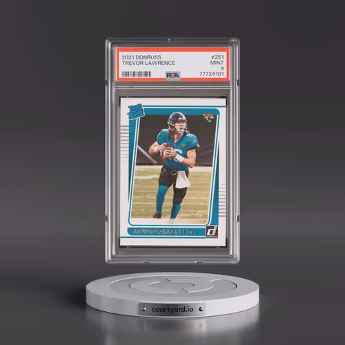 2021 Panini Donruss #251 Trevor Lawrence (PSA 9 MINT)
