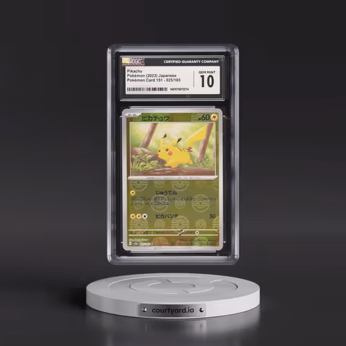 2023 Pokémon Card 151 #025/165 Pikachu (CGC 10 GEM MINT)