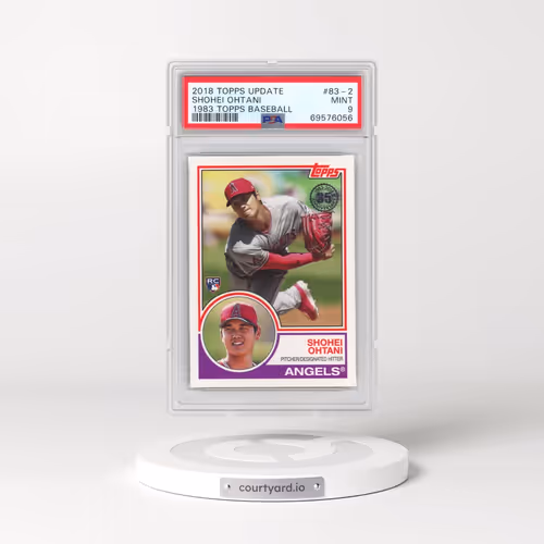 2018 Topps Update 1983 Topps Baseball #83-2 Shohei Ohtani (PSA 9 MINT)