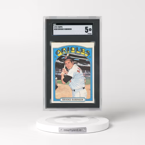 1972 Topps #550 Brooks Robinson (SGC 5 EX)