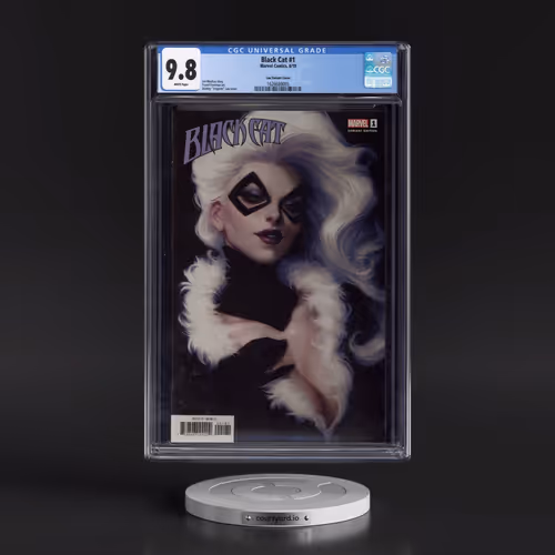 Black Cat #1 CGC 9.8 White Pages (Marvel Comics, 8/19) - Universal Lau Variant Cover