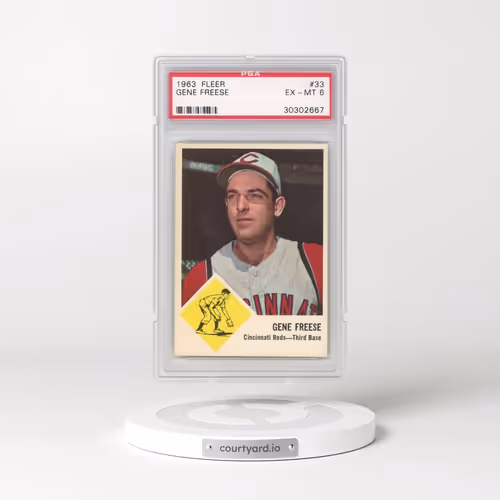 1963 Fleer #33 Gene Freese (PSA 6 EX-MT)