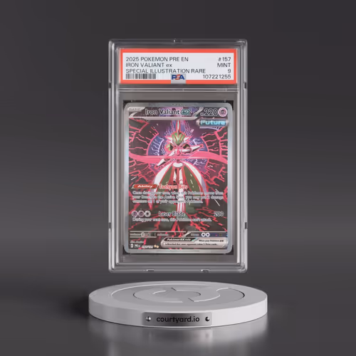 2025 Pokémon Pre EN-Prismatic Evolutions #157 Iron Valiant EX - Holo Special Illustration Rare (PSA