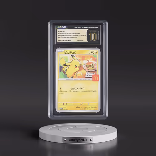 2025 Pokémon M-P Promo #020 Pikachu - McDonald's (CGC 10 PRISTINE)
