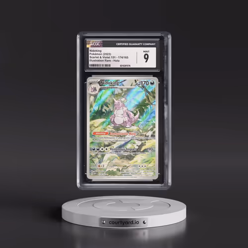 2023 Scarlet & Violet 151 - MEW EN #174/165 Nidoking - Illustration Rare Holo (CGC 9 MINT)