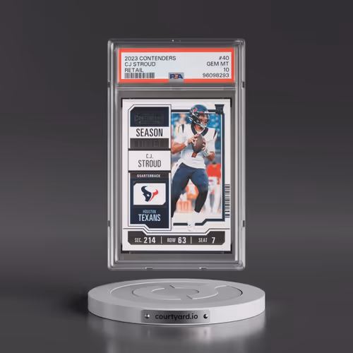 2023 Panini Contenders #40 CJ Stroud - Retail (PSA 10 GEM MINT)
