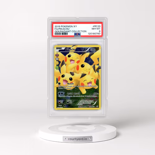 2016 Pokémon XY Generations Radiant Collection #RC29 Pikachu - Full Art (PSA 8 NM-MT)