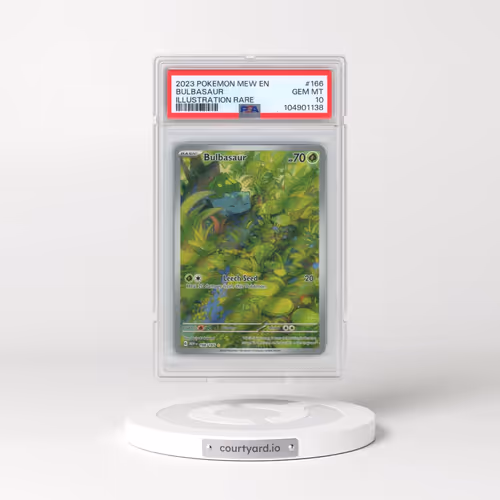 2023 Pokémon Mew EN-151 #166 Bulbasaur - Illustration Rare (PSA 10 GEM MINT)