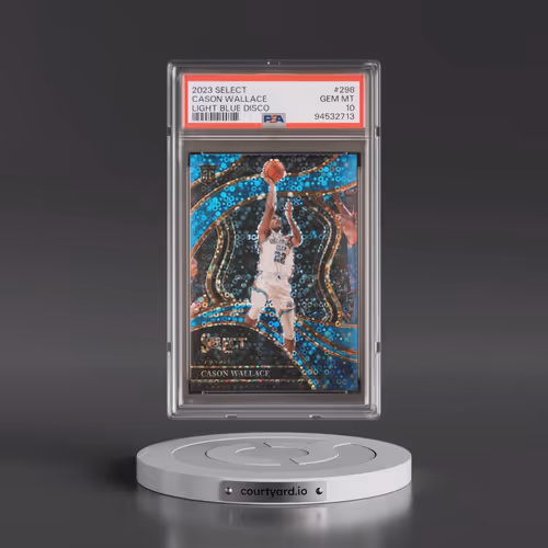 2023 Panini Select #298 Cason Wallace - Light Blue Disco (PSA 10 GEM MINT)