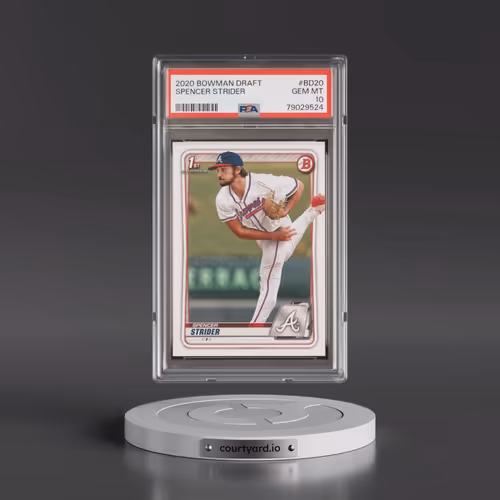2020 Bowman Draft #BD20 Spencer Strider (PSA 10 GEM MINT)
