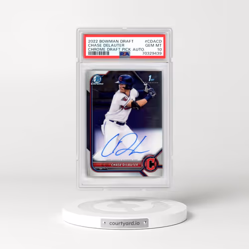 2022 Bowman Draft Chrome Draft Pick Autographs #CDACD Chase Delauter (PSA 10 GEM MINT)